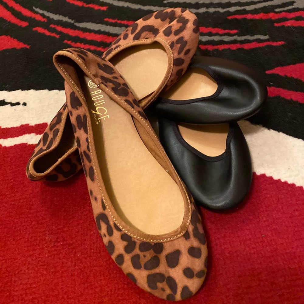 Rouge Ballerina Flats